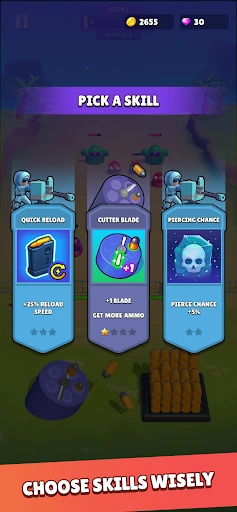 Gameplay screenshot 2 from Bullet Heroes: TD RPG Shooter - Action game
